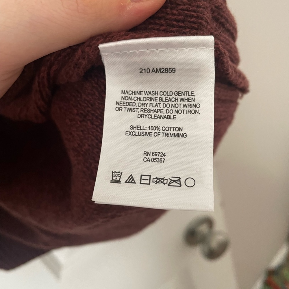 Men's Columbia Rust Red Crewneck (XXL) 0299 - Picture 4 of 5